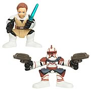 Star Wars Galactic Heroes Obi-Wan Kenobi & Commander Fil, NM